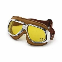 Bandit Classic Goggles Brown Leather -HJC || Dainese || Richa Verkoopwinkel bandit classic goggles brown leather 4