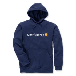 Carhartt Signature Logo Hooded Sweatshirt -HJC || Dainese || Richa Verkoopwinkel carhartt signature logo hooded sweatshirt 3