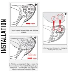 HJC HJ-26 RPHA 11 / RPHA 70 Visor Mirror -HJC || Dainese || Richa Verkoopwinkel hjc hj 26 rpha 11 rpha 70 visor mirror 8