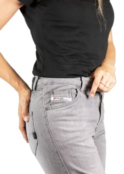 John Doe Betty Biker Jeans Light Grey -HJC || Dainese || Richa Verkoopwinkel john doe betty biker jeans light grey 1