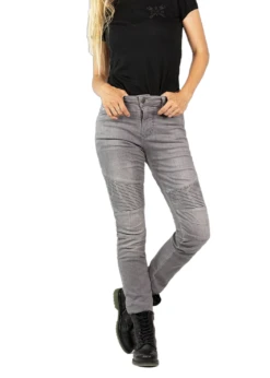 John Doe Betty Biker Jeans Light Grey -HJC || Dainese || Richa Verkoopwinkel john doe betty biker jeans light grey