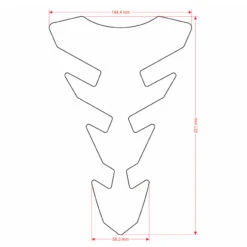 OneDesign Tank Pad Expression Slim Gloss -HJC || Dainese || Richa Verkoopwinkel onedesign tank pad expression slim gloss 2