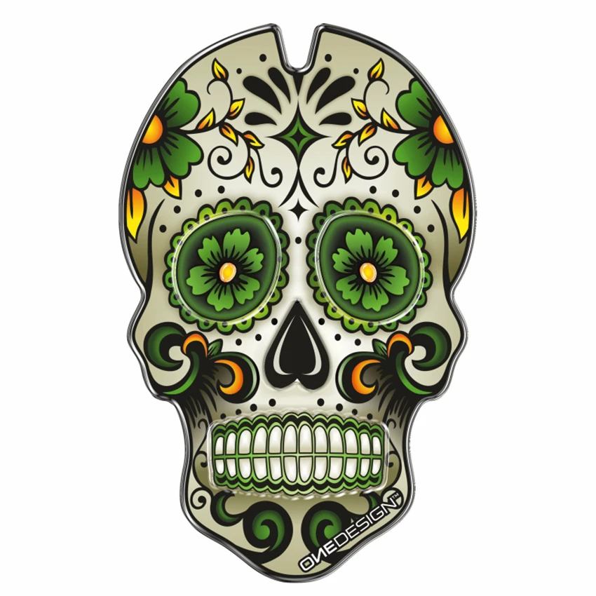 OneDesign Tank Pad Gold Skull 2 OneDesign Tank Pad Gold Skull - Afbeelding 2