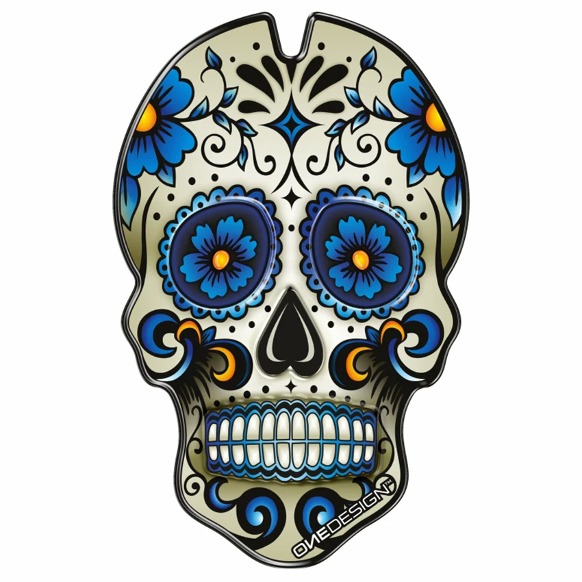 OneDesign Tank Pad Gold Skull 3 OneDesign Tank Pad Gold Skull - Afbeelding 3