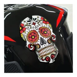 OneDesign Tank Pad Gold Skull 9 OneDesign Tank Pad Gold Skull -HJC || Dainese || Richa Verkoopwinkel onedesign tank pad gold skull 3