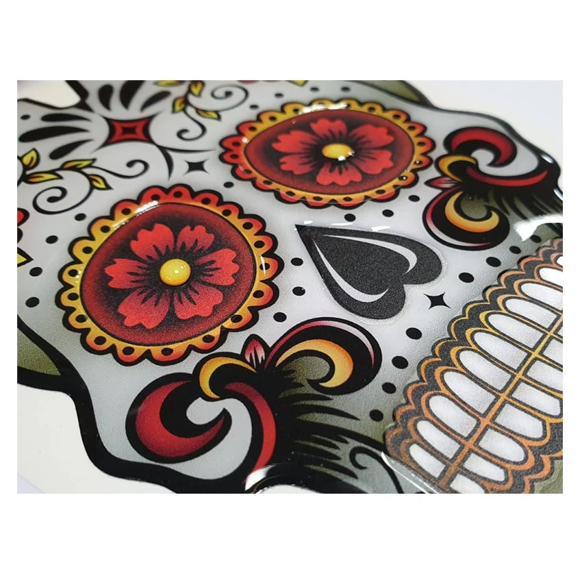 OneDesign Tank Pad Gold Skull 5 OneDesign Tank Pad Gold Skull - Afbeelding 5