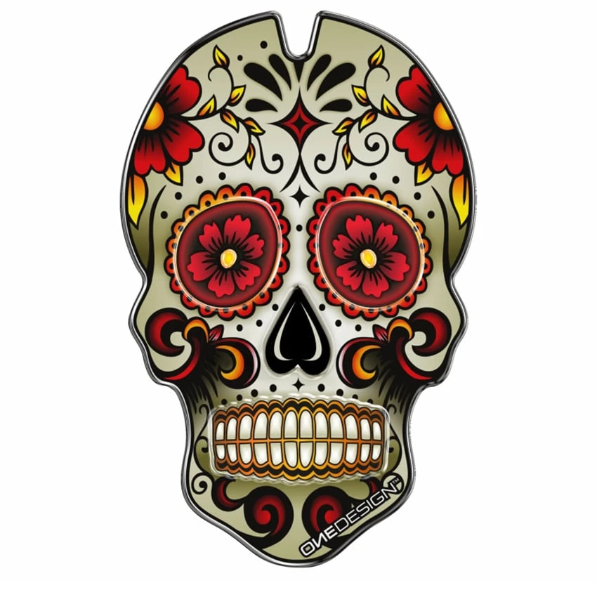 OneDesign Tank Pad Gold Skull 1 OneDesign Tank Pad Gold Skull