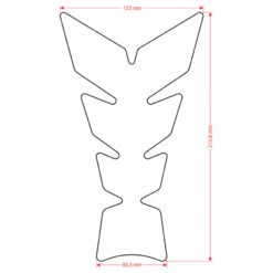 OneDesign Tank Pad Moon Print -HJC || Dainese || Richa Verkoopwinkel onedesign tank pad moon print 8