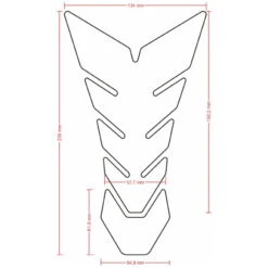 OneDesign Tank Pad Skull Black Edition -HJC || Dainese || Richa Verkoopwinkel onedesign tank pad skull black edition 8