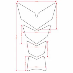 OneDesign Tank Pad Soft Touch Tail -HJC || Dainese || Richa Verkoopwinkel onedesign tank pad soft touch tail 4