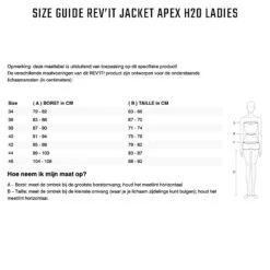 Rev'it Apex H2O Ladies Jacket -HJC || Dainese || Richa Verkoopwinkel revit apex h2o ladies jacket 9