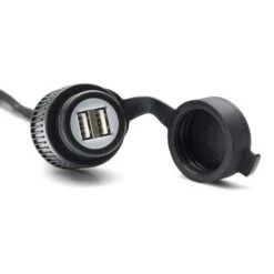 SW-Motech Double USB Charging Socket With Cable Harness