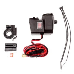 Ultimate Addons Handlebar Charger 12V + Dual USB Charger -HJC || Dainese || Richa Verkoopwinkel ultimate addons handlebar charger 12v dual usb cha 2